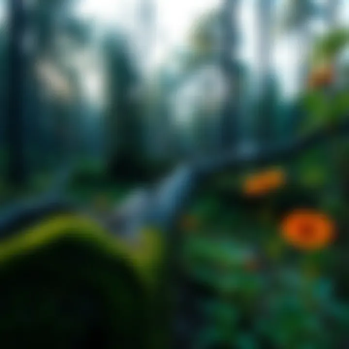 Ecologically diverse landscape showcasing Berry Bend's flora and fauna