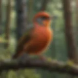 A close-up of a Pacific Northwest bird perched on a branch, showcasing its vibrant plumage.