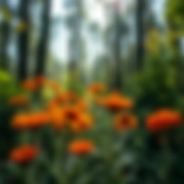 Ecological benefits of blanket flowers highlighted in a garden setting