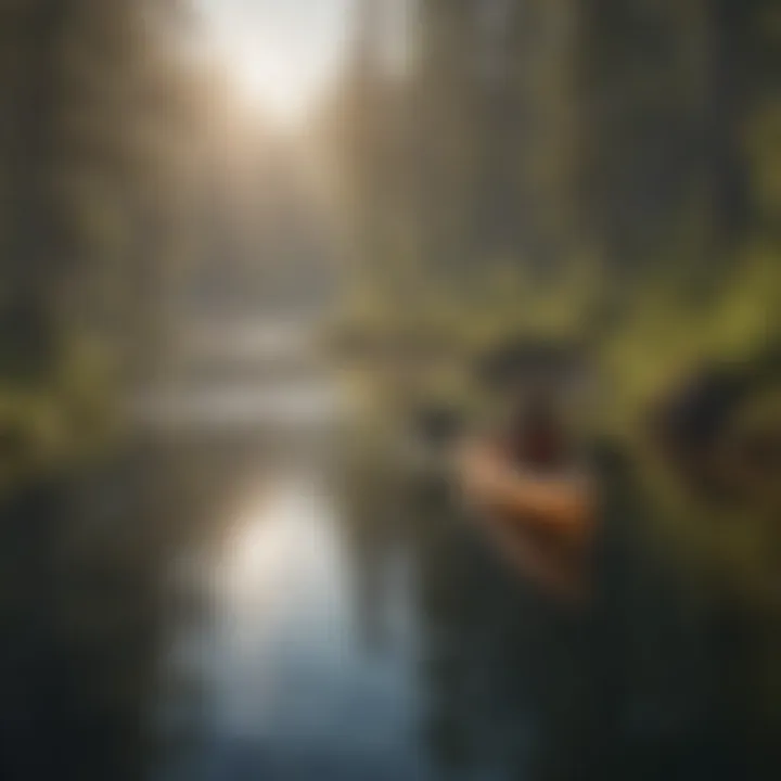 Kayakers enjoying the pristine waters of Boundary Waters