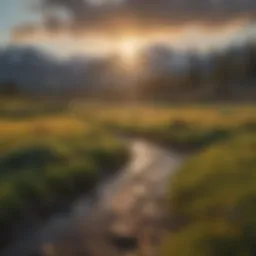 Scenic view of Buffalo, Wyoming showcasing the majestic mountains and lush forests