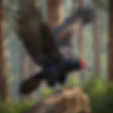 The Ecological Importance of California Condors Ecosystem depiction highlighting the role of California condors