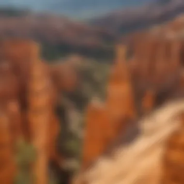 The stunning vistas of Bryce Canyon with unique hoodoo formations