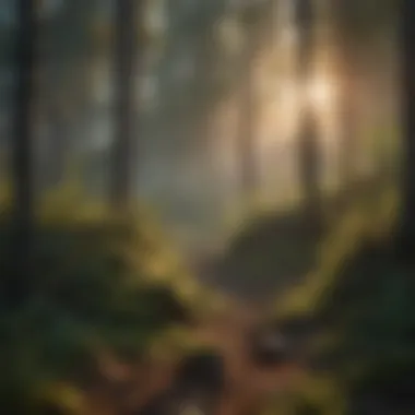 The Role of Forests in Carbon Sequestration Visual representation of carbon sequestration in forest environments