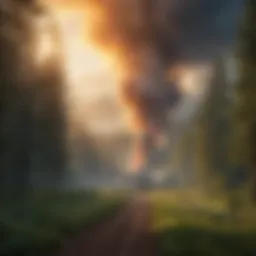 A visual representation of greenhouse gas emissions