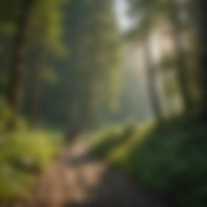 Hikers enjoying a scenic trail along the Columbia River with the river flowing below