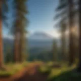 Stunning view of Mt. Shasta with clear skies