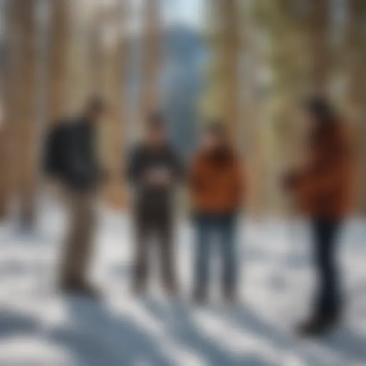 Group booking process at the Snowbasin lodge