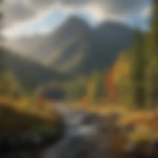 A panoramic view of the Adirondack Mountains showcasing their diverse landscapes.