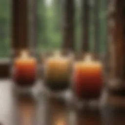 Elegant display of Aspen Bay Candles Reserve Fire line showcasing unique designs