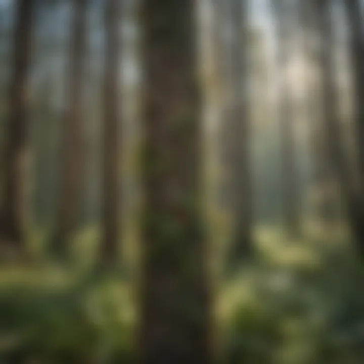 Close-up of native flora in the Flathead forests, highlighting biodiversity.