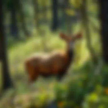 Wildlife Thriving in Grand Teton's Natural Habitat Wildlife in its natural habitat within Grand Teton region