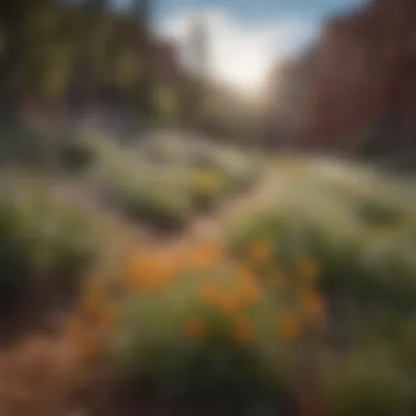 Wildflowers blooming along a Kanab trail