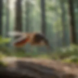 Diverse mosquito predators in a forest environment