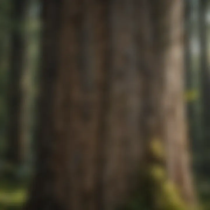 Close-up of a tree illustrating ecological preservation