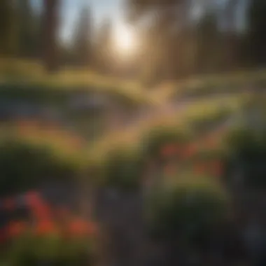 Wildflowers blooming in a New Mexico natural landscape