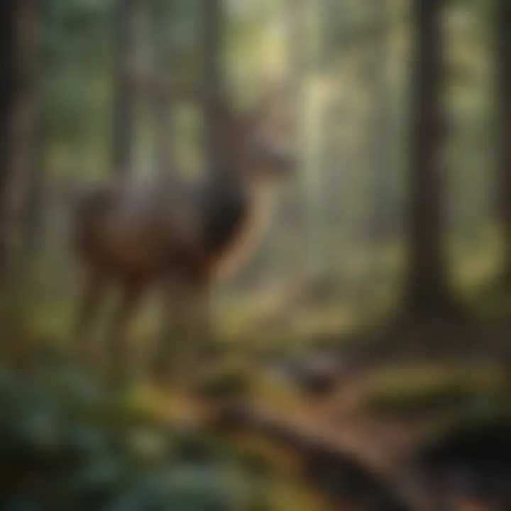 Wildlife in New Hampshire's woodlands