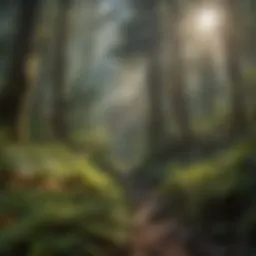 Lush forest canopy along the Opal Creek trail