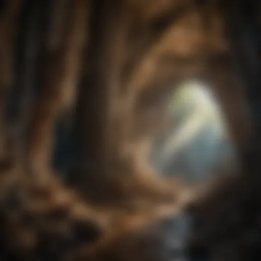 Stalactites and stalagmites in an Ozark cave