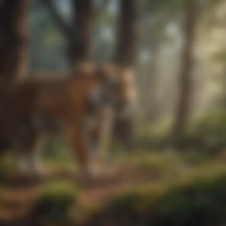 Interplay of the Big Five species with their environment