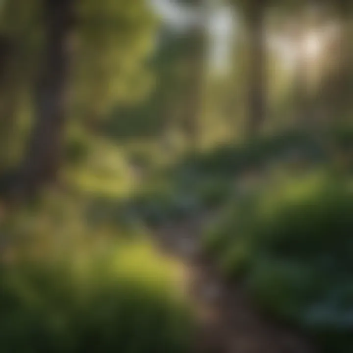 An overview of a carefully designed landscape using Colorado native plants, emphasizing ecological harmony.