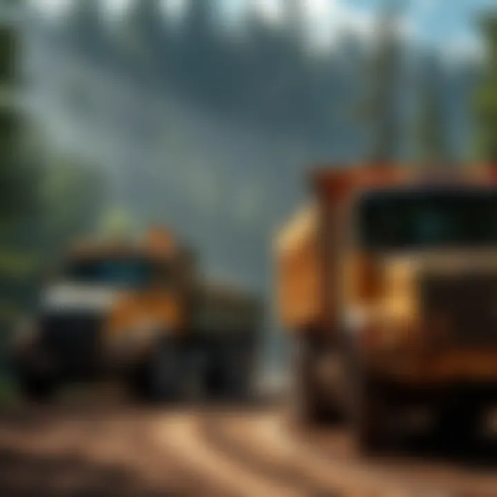 Safety measures being implemented during log transportation