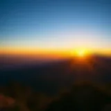 Majestic view of Sierra Nevada mountain range at sunrise
