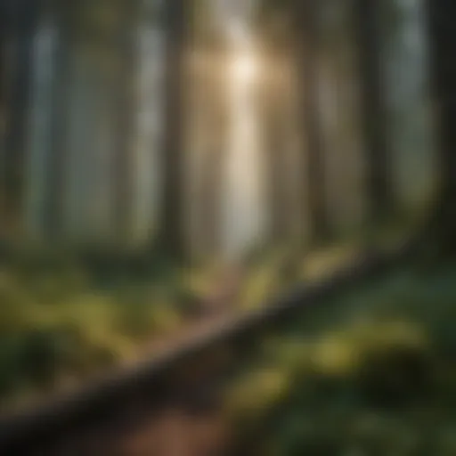 A serene forest landscape showcasing biodiversity