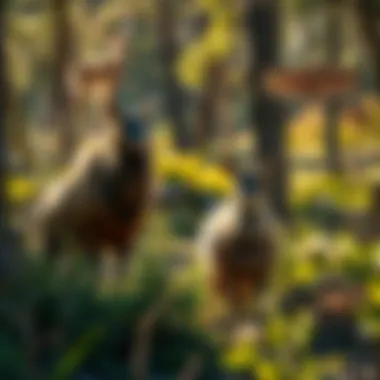 Diverse wildlife thriving in the natural habitat of West Yellowstone