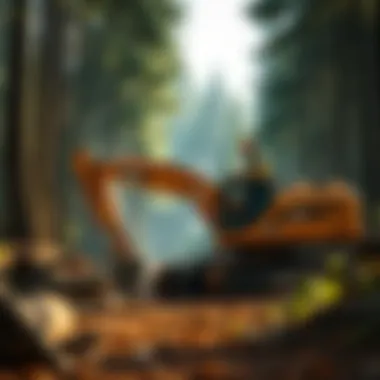 Safety Measures in Forestry Operations Demonstration of safety measures during forestry operations