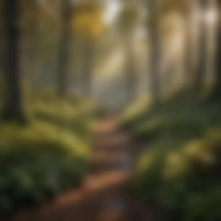Infographic on sustainable practices in woodland management