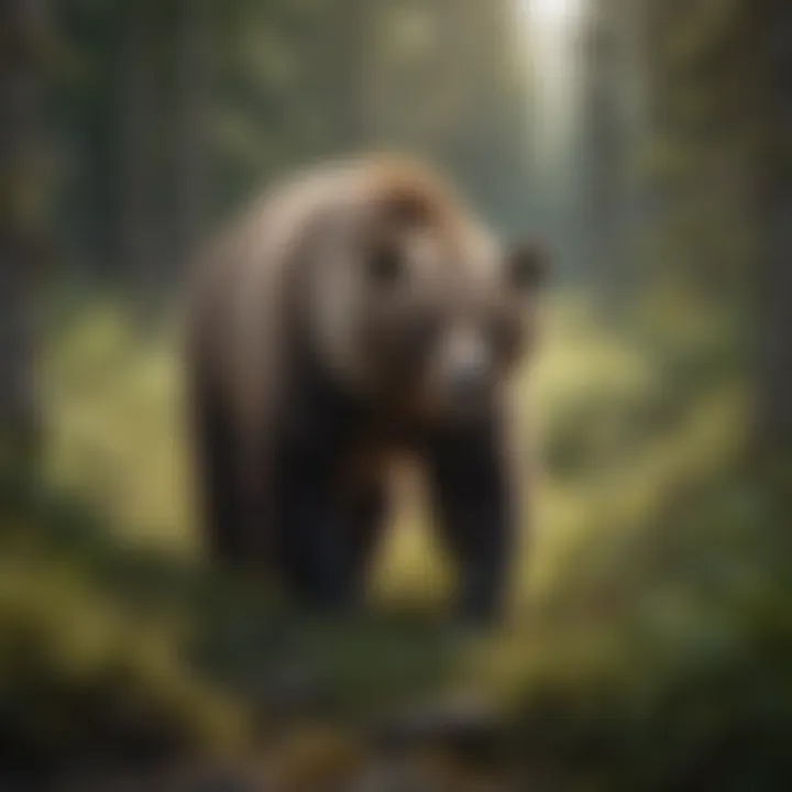 Graph depicting trends in grizzly bear population dynamics over the years, highlighting significant changes and data insights.