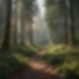 Lush forest showcasing biodiversity