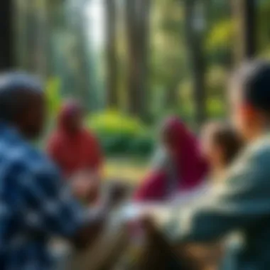 Community Engagement on Land Ownership Community meeting discussing land ownership and conservation