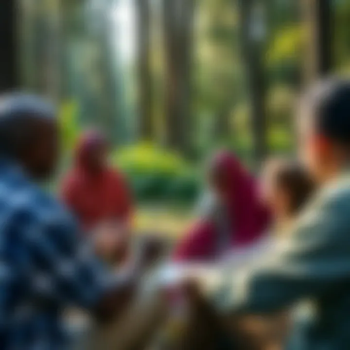 Community Engagement on Land Ownership Community meeting discussing land ownership and conservation