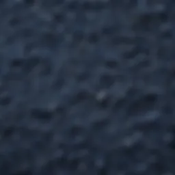 A close-up of indigo cream texture showcasing its rich color and consistency.