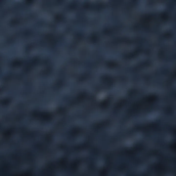 A close-up of indigo cream texture showcasing its rich color and consistency.