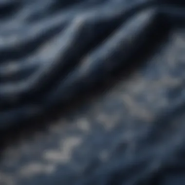 Indigo Cream on Fabric An artistic representation of indigo cream applied to fabric, highlighting its dyeing capabilities.