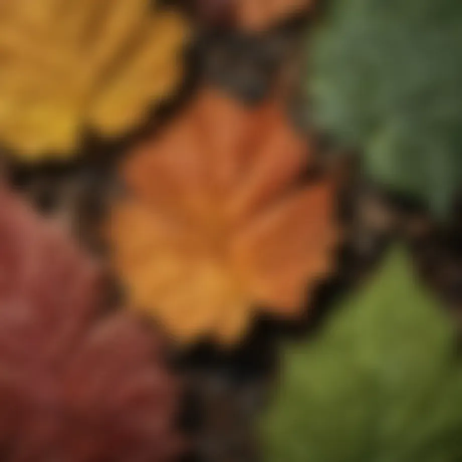 Close-up view of Lithia Ashland's unique leaves