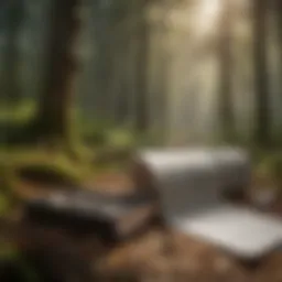 Conceptual representation of a living trust document