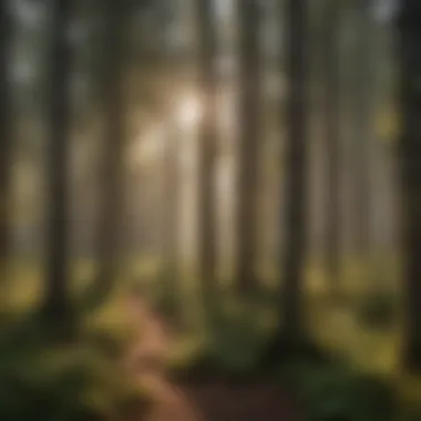 Mature forest within the reserve, highlighting its ecological significance