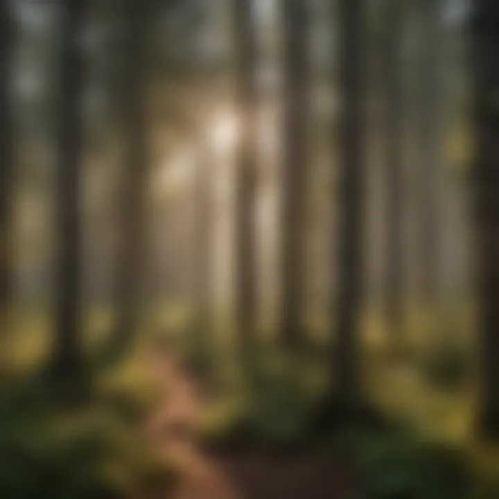 Mature forest within the reserve, highlighting its ecological significance