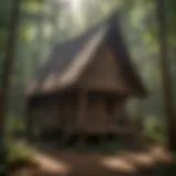 Traditional Southeastern Native American dwelling