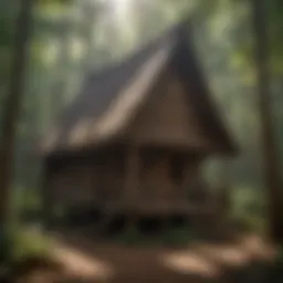 Traditional Southeastern Native American dwelling