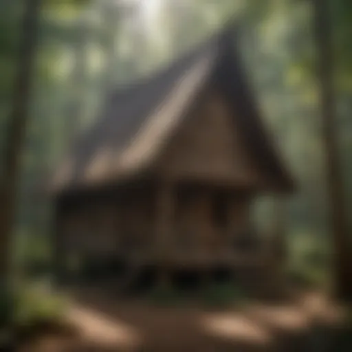 Traditional Southeastern Native American dwelling