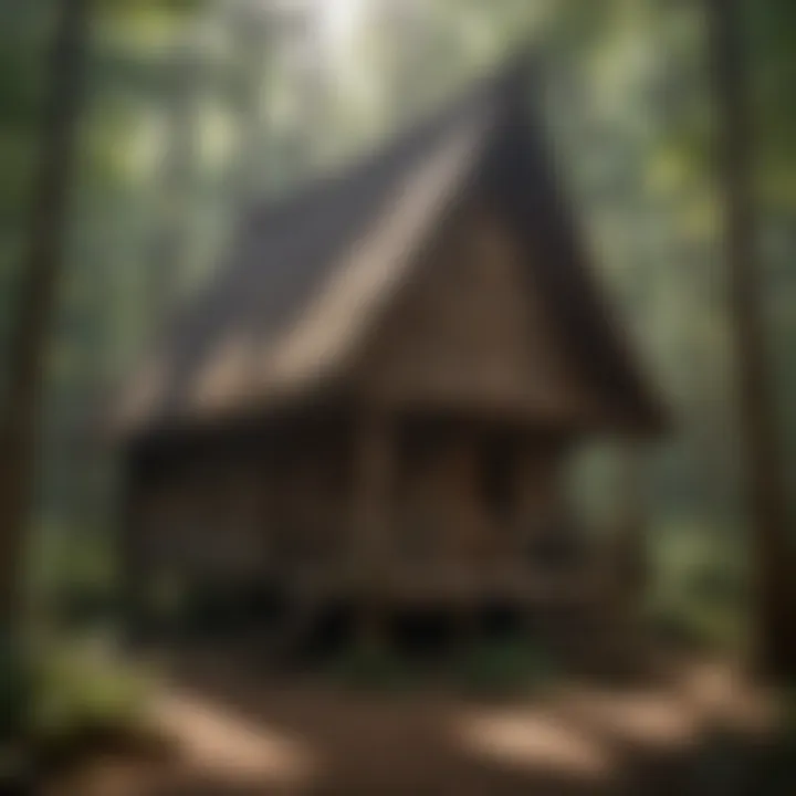 Traditional Southeastern Native American dwelling
