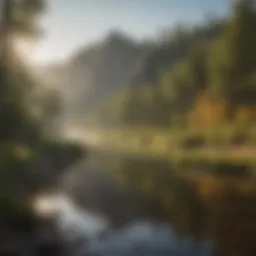 Scenic view of a South Dakota fishing landscape