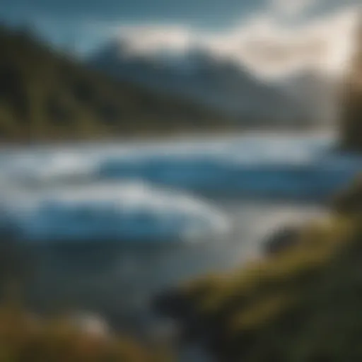 Scenic view of Mendenhall Glacier