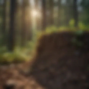 Importance of Soil Health in Forestry Healthy soil rich in nutrients with visible earth layers