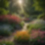 Vibrant perennial flowers in a Missouri garden showcasing a variety of species